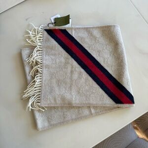 NWT GUCCI WOOL SCARF AUTHENTIC